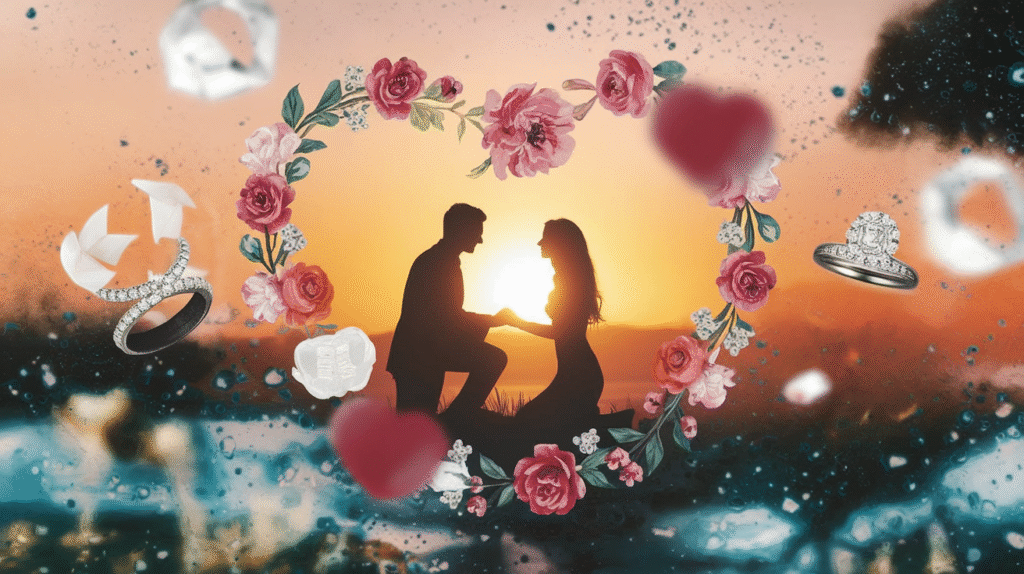 Rêve de demande en mariage symbolisant l'engagement émotionnel