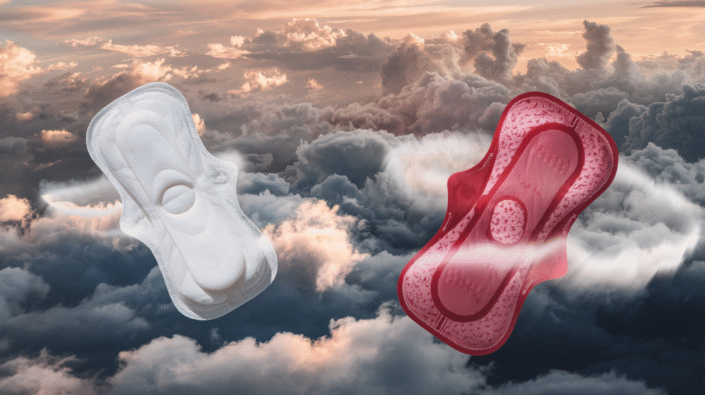 Symbolisme onirique d'une serviette hygiénique dans un rêve