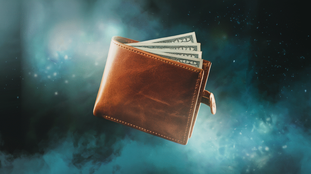 Un portefeuille symbolique dans un rêve