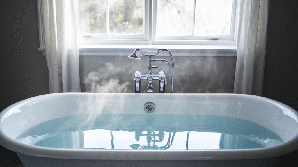 Baignoire symbolique dans un rêve représentant la purification intérieure